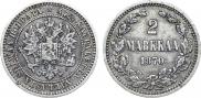 2 markkaa 1870 year
