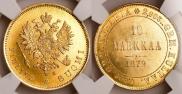 10 markkaa 1879 year