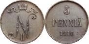 5 пенни 1910 года