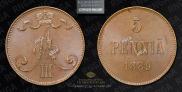 5 pennia 1889 year