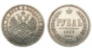 1 рубль 1863 года