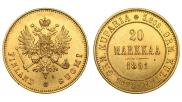 20 марок 1891 года