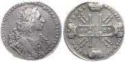 1 рубль 1729 года