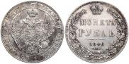 1 рубль 1846 года