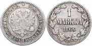 1 markka 1866 year
