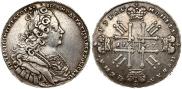 1 рубль 1727 года