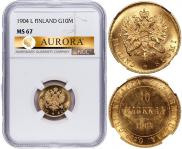 10 markkaa 1904 year