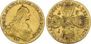 10 roubles 1776 year