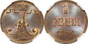 1 пенни 1894 года