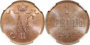 1 penni 1902 year