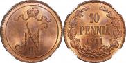 10 pennia 1911 year
