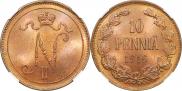 10 pennia 1916 year