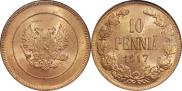 10 pennia 1917 year