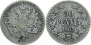 50 пенни 1865 года