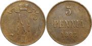 5 pennia 1898 year
