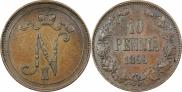 10 pennia 1899 year