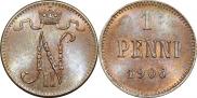 1 penni 1906 year