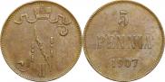 5 пенни 1907 года