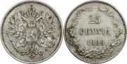 25 пенни 1909 года