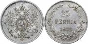 25 пенни 1909 года
