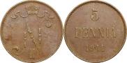 5 pennia 1911 year