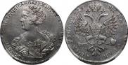 1 рубль 1725 года