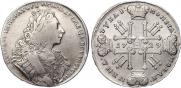 1 рубль 1729 года