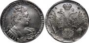 1 рубль 1733 года