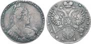 1 рубль 1733 года
