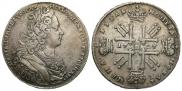 1 рубль 1727 года