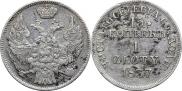 15 копеек - 1 злотый 1837 года