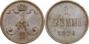 1 penni 1876 year