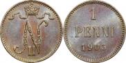 1 пенни 1905 года