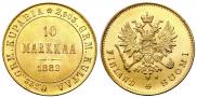 10 markkaa 1882 year