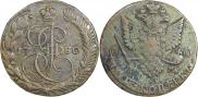 5 kopecks 1780 year