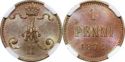 1 penni 1876 year