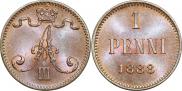 1 пенни 1888 года