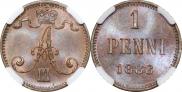 1 пенни 1888 года