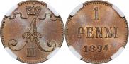 1 пенни 1894 года