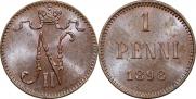 1 penni 1898 year