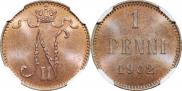 1 penni 1902 year