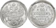20 копеек 1903 года