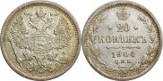 20 копеек 1904 года