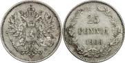25 пенни 1909 года