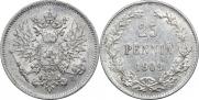 25 пенни 1909 года