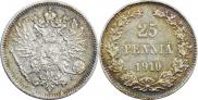 25 пенни 1910 года