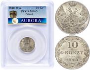 10 groszy 1840 year