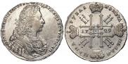 1 рубль 1729 года