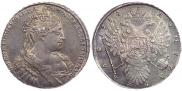 1 rouble 1734 year
