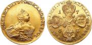 10 рублей 1757 года